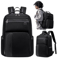 Plecak miejski czarny elegancki do pracy nowoczesny pojemny na laptopa 15,6" Arctic Hunter B00808 black