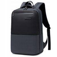 Szary plecak miejski biznesowy, 10 l, na laptopa 15,6", wodoodporny, elegancki i funkcjonalny. Arctic Hunter B00681 Grey