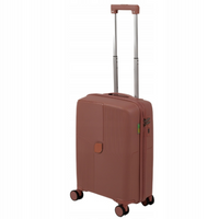 Walizka kabinowa różowo-złota – mała, podróżna, elegancka, modna i praktyczna na kółkach Wowbag 7918 S rose gold