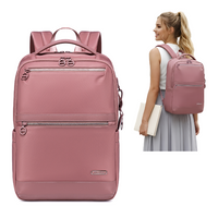 Plecak dla kobiety dziewczyny różowy elegancki modny na laptop na codzień