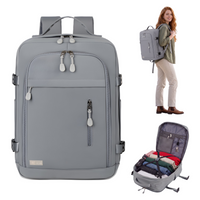 Plecak kabinowy szary bezpłatny bagaż podręczny pod fotel Ryanair WizzAir