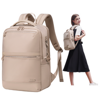 Plecak damski miejski beżowy elegancki do pracy na studia stylowy kobiecy CHANTRIA CB00766 khaki