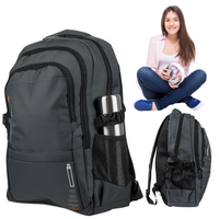 Plecak miejski szary pojemny nowoczesny młodzieżowy na laptopa 15,6" VIO BG82237 grey
