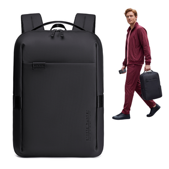 Plecak miejski czarny, biznesowy, wodoodporny, 8,5 l, na laptopa 15,6", elegancki i praktyczny. Arctic Hunter B00574 Black