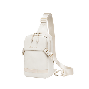 Saszetka damska biała na ramię wodoodporna torba miejska praktyczna stylowa 3,1 L Super Five FXB753White