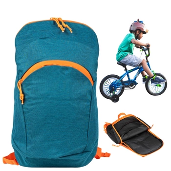 Plecak niebieski kompaktowy tekstylny – superlekki na rower, podróż woda telefon VIO XY092017 blue