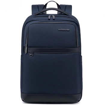Plecak miejski niebieski, biznesowy i wodoodporny, na laptop, 15 l, wygodny i elegancki. Arctic Hunter B00670 Blue.