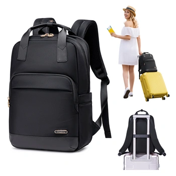 Plecak damski miejski czarny kabinowy do samolotu Ryanair Wizzair bezplatny